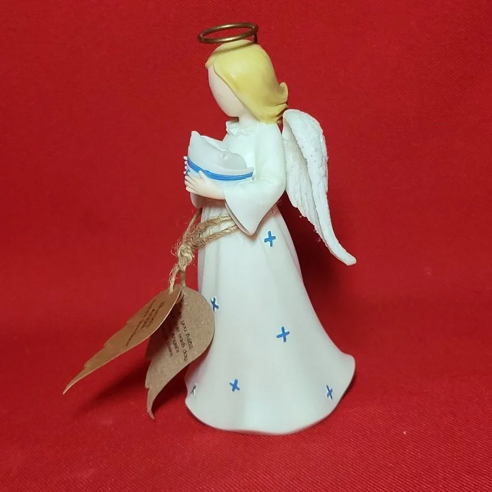 Nurse Angel Holding Nurse Cap Faithful Guardians Figurine Decor FG9-9188